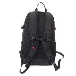 Supreme 17SS バックパック リュックサック ロゴ プリント コーデュラ ブラック