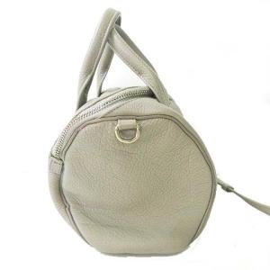 alexanderwang ロッキー ショルダーバッグ 2WAY 皮革 スタッズ ボストンバッグ グレー U90