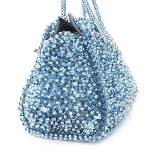 ANTEPRIMA 美品 2WAY ワイヤー ハンドバッグ チェーンバッグ カジュアル パーティー ライトブルー U90