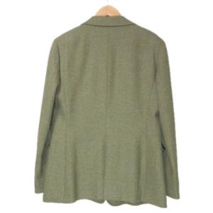 Brooks Brothers テーラード ジャケット シングル 3B ウール 総裏地 13AR LL相当 大きいサイズ 緑 グリーン U90 X