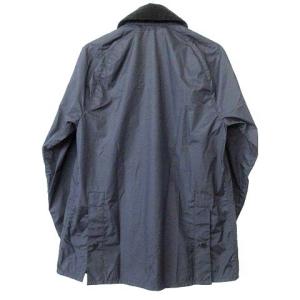 Barbour × BEAMS PLUS 別注 ハイスペック BEDALE ジャケット1701071 ナイロン 襟コーデュロイ S 紺 ネイビー