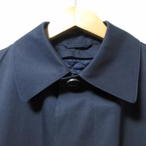 Brooks Brothers ステンカラーコート ライナー付き 中綿 ロング S 紺 ネイビー U90 X