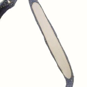 HELEN KAMINSKI ショルダーバッグ ラフィア 編みバッグ 青系マルチカラー ブルー U90