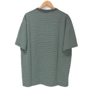 FREAK'S STORE ワイルドシングス 別注 ビッグシルエット ワンポイントロゴ刺繍 2枚 セット Tシャツ カットソー 半袖 ボーダー クルーネック