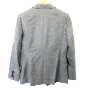 Brooks Brothers 美品 パンツスーツ セットアップ 2B シングル 背抜き イタリア製 ビジネス 11AR 11 M?Lサイズ グレー U90