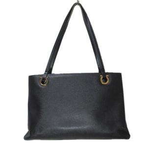 Salvatore Ferragamo トートバッグ レザー ガンチーニ 黒 ブラック U90 X
