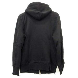 1PIU1UGUALE3 × Brilla per il gusto ソリッド パーカー 裏毛 フーディー U30 5 ブラック