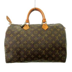 LOUIS VUITTON M41524 89年製 ヴィンテージ モノグラム スピーディー35 ボストンバッグ ブラウン