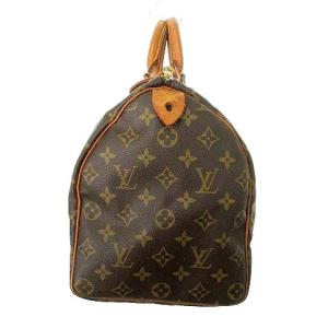 LOUIS VUITTON M41524 89年製 ヴィンテージ モノグラム スピーディー35 ボストンバッグ ブラウン