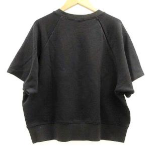 Theory 22SS スウェット シャツ Double Knit LT N SS Seam Sweatsh クロップド丈 カットソー ストレッチ
