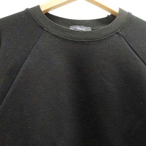 Theory 22SS スウェット シャツ Double Knit LT N SS Seam Sweatsh クロップド丈 カットソー ストレッチ