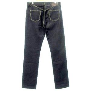 FENDI SELECTION 美品 国内正規 デニム パンツ ジーンズ ステッチデザイン ジップフライ シルク混 29 L相当 紺系