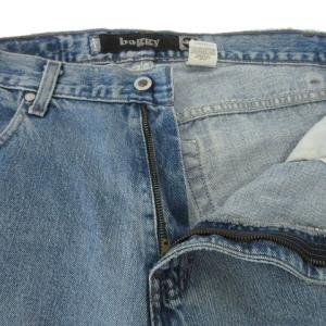 Levi's SILVER TAB BAGGY デニム パンツ ウォッシュ加工 W34 インディゴ