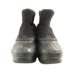 THE NORTH FACE 美品 nf52263 ウィンターブーツ スノー ショット プルオン 防水 ウール 27?p 黒 ブラック