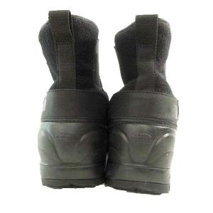 THE NORTH FACE 美品 nf52263 ウィンターブーツ スノー ショット プルオン 防水 ウール 27?p 黒 ブラック