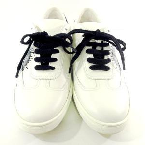 HERMES クイッカー スニーカー スプラッシュ レザー 24.5cm ホワイト