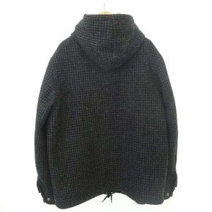 Supreme ×HARRIS TWEED ボアコーチジャケット フード L ブラック