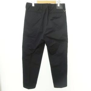 uniform experiment 美品 23ss SIDE POCKET TAPERED PANTS テーパード パンツ サイドポケット 2 黒 ブラック