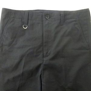 uniform experiment 美品 23ss SIDE POCKET TAPERED PANTS テーパード パンツ サイドポケット 2 黒 ブラック
