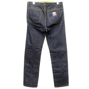 LOUIS VUITTON デニム パンツ セルビッジ テーパード ジーンズ イタリア製 40 紺