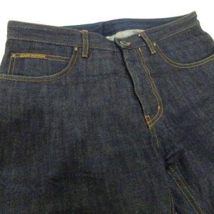 LOUIS VUITTON デニム パンツ セルビッジ テーパード ジーンズ イタリア製 40 紺