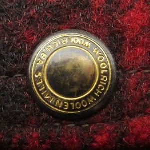 WOOLRICH 黒タグ 50's ヴィンテージ チェック カーコート ジャケット ブルゾン 上着 ウール 38 約XLサイズ 大きいサイズ