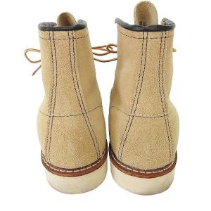 RED WING 四角犬タグ アイリッシュセッター 8173 スエード モックトゥ レースアップ US9 27cm ベージュ