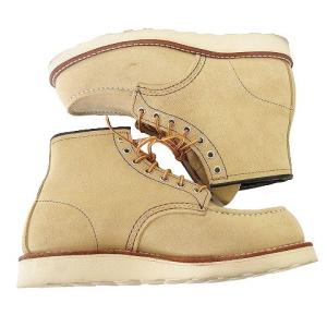 RED WING 四角犬タグ アイリッシュセッター 8173 スエード モックトゥ レースアップ US9 27cm ベージュ