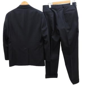 Brooks Brothers 美品 スーツ セットアップ カノニコ 120's 総裏地 センターベント ネイビー U90