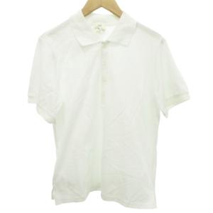 タグ付き ポロシャツ カットソー 半袖 ゴルフ 44 白 ホワイト IBO45