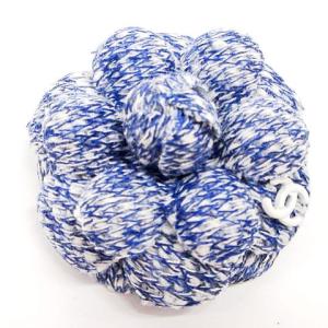 CHANEL ミニ カメリア ブローチ ココマーク 15P アクセサリー ブルー