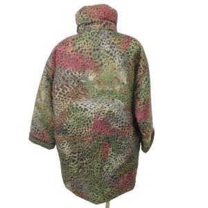 LEONARD 美品 ファーストライン 中綿 コート ジャケット ブルゾン レオパード柄 0 マルチカラー GY09