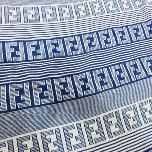 FENDI ニット ズッカ柄 52 ブルー