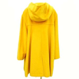 CELINE ヴィンテージ ダッフルコート カシミヤ アンゴラ混 ウール フランス製 U90 42 イエロー