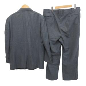 YVES SAINT LAURENT 90s スーツ セットアップ ビジネス 背抜き グレー GY09