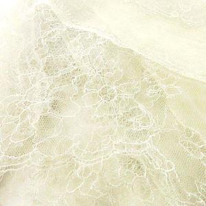 Faliero Sarti シフォン レース  ショール シースルー ストール 大判 薄手 カジュアル オケージョン ベージュ IBO45 AA