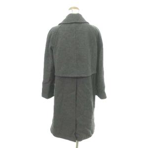 MARC JACOBS 美品 ロング コート 6 約Lサイズ グレー OKZ