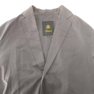 Drawer コート シルク混 薄手 36 約Sサイズ グレー GY09