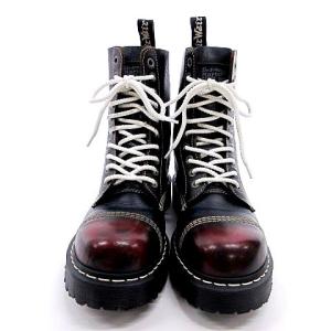 Dr.Martens 8761 BXB Boot ブーツ スチールトゥ 10ホール レザー 厚底 UK7 26cm チェリーレッドU90