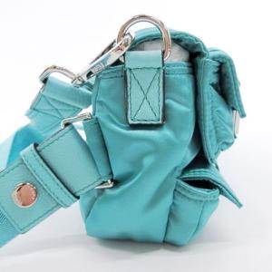 FENDI 22AW 8BR808 マンマバゲット マルチポケット サテン 3WAY ライトブルー