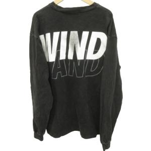 WIND AND SEA 23ss Tシャツ カットソー 長袖 プリント S 黒 ブラック U90