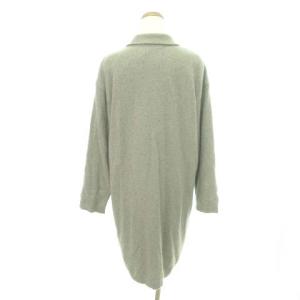 BALLY 美品 コート カシミヤ シルク 刺繍 薄手 約XXLサイズ グレー OKZ