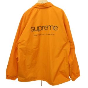 Supreme 23AW nyc coaches jacket ブルゾン U30 XL オレンジ
