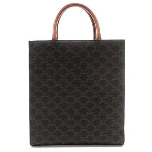 CELINE 21年製 トリオンフ バーティカルカバ スモール トートバッグ 2WAY ショルダーバッグ ブラウン