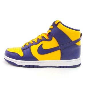 NIKE DD1399-500 DUNK HIGH RETRO LAKERS スニーカー 29cm イエロー