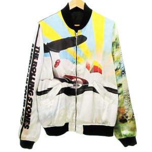 HYSTERIC GLAMOUR × THE ROLLING STONES 16AW サテン スカジャン リバーシブル ローリングストーンズ ジャケット ブルゾン
