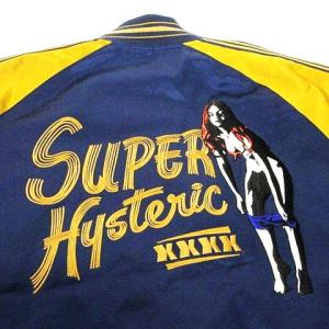 HYSTERIC GLAMOUR 20AW SUPER HISTERIC サテンスカジャン