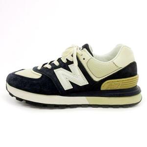 New Balance U574LGRN スニーカー スエード レザー 26.5cm ネイビー