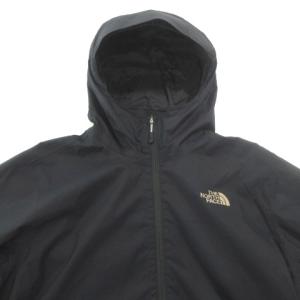 THE NORTH FACE 美品 A8AZ マウンテンパーカー フルジップ アウトドア ナイロン ジャケット 薄手 Mサイズ 黒 ブラック U90