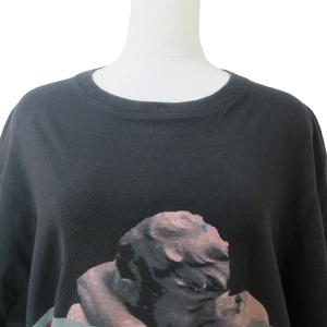 VALENTINO ×アンダーカバー 19年 半袖 ワイド カットソー SB0MG03E4WJ 半袖 プリント クルーネック XS 160